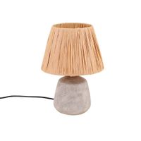lampara de mesa efecto piedra 30 cm