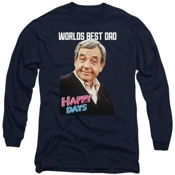 Happy Days Camiseta manga larga Best Dad para mujer