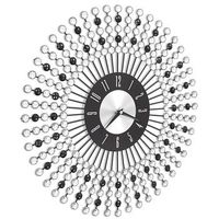 reloj de pared metal 43 cm negro dec022219