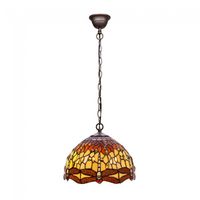 lampara colgante belle amber tiffany