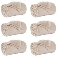 mantitas de sofa 6 uds beige 240 x 270 cm 993 kg lana vidaxl