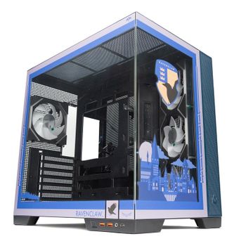 Torre PC Forgeon Tiberium EVO Torre ATX ARGB USB-C Cristal Templado Negra Harry Potter House Pride Ravenclaw