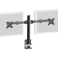 iiyama ds1002c-b1 dual screen desk mount for desktop monitors - black black