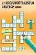 mit kreuzwortratsein deutsch lernen crossword uzzle book 1
