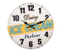 reloj de pared multicolor 34x34x38h cm