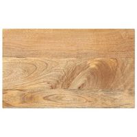 tablero de mesa rectangular madera maciza mango 60x40x38 cm vidaxl