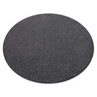alfombra excellence circulo negro 141 llanura mezcla circulo 133 cm