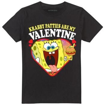 Spongebob Squarepants Camiseta Krabby Patties Are My Valentine para mujer
