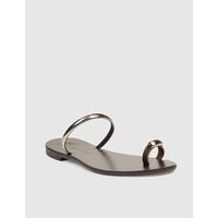 nicolas lainas sandalias sandalia de dedo 313-lt oro para mujer