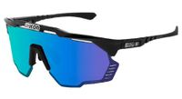 gafas scicon aeroshade kunken glossy black   mirror blue
