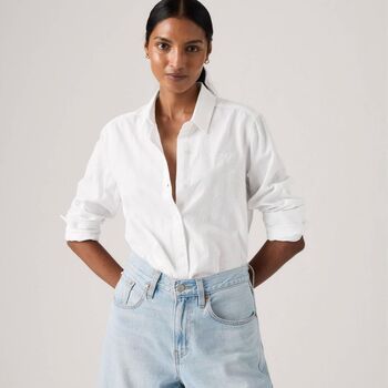 Levis Camisa 34574 0063 - BW SHIRT-BRIGHT WHITE SEERSUCKER para mujer