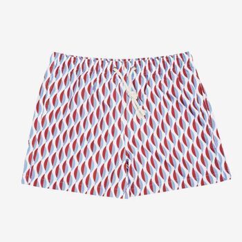 Gassa D'amante Bañador SESTRI LEVANTE 100100111-ROSSO/AZZURRO para hombre