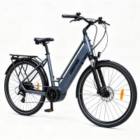 bicicleta electrica 700c de 28 pulgadas bicicleta de trekking y bicicleta urbana con bateria de litio de 36v 13ah para una autonomia de hasta 120 km motor central bafang m200 de 250w