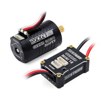 Surpass Hobby ROCKET RC GECKO MINI 2030 3500KV Sensorizado Motor Brushless y ESC de 30A para Coches de Control Remoto Tr
