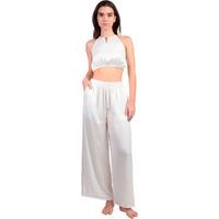 admas mono top y pantalon de saten verano satinee beach para mujer