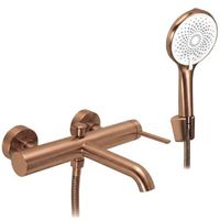 grifo de banera rivo brush copper