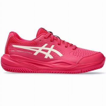 Zapatillas Asics Gel Resolution X Clay Gs Rosa Brillante Crema Junior