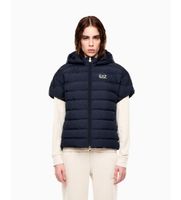 ea7 para mujer 7w000477af12476 chaqueta puffer core lady gris xxs casual deportivo sportswear multideporte poliester manga corta