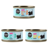 cosma nature kitten - pack mixto - 24 x 70 g 3 variedades