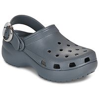 crocs zuecos classic platform dipped buckle clg para mujer