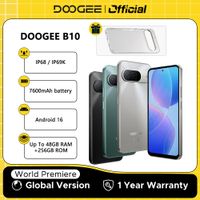 estreno mundial del telefono inteligente doogee b10 bateria de 7600 mah 6 gb de ram 256 gb de almacenamiento pantalla de 66 camara ia de 64 mp gemini ai android 16