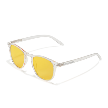 Gafas de sol Hawkers Wall Bright White - Transparent Yellow Polarized