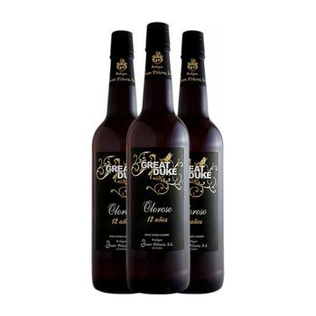 Juan Piñero Vino Dulce Great Duke Oloroso V.o.r.s. Jerez-xérès-sherry 12 Años 75 Cl 18% Vol. (pack De 3 Unidades)