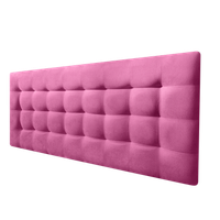 cabecero cama canada deluxe tapizado tejido antimanchas fucsia 135x70cm