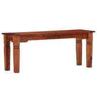 banco de madera maciza de acacia 110 cm vidaxl