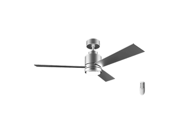 Ventilador de techo - Cecotec EnergySilence Aero 4850 Style Steel, 30 W, Motor DC, Luz LED, Mando, 6 velocidades, Función invierno-verano, Multicolor