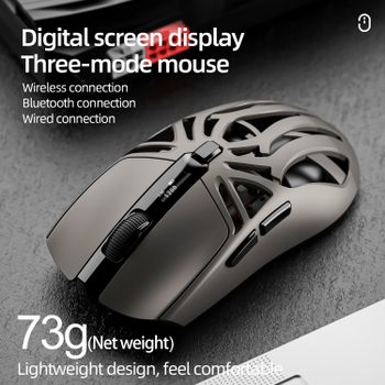 SmailWolf RS8 Bluetooth inalámbrico 2,4g ratón para juegos triple modo ligero e-sports gaming 1K tasa de retorno 10000DPI ordenador
