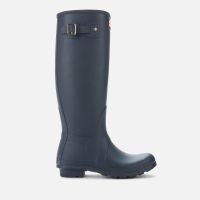 hunter womens original tall wellies - navy - uk 3