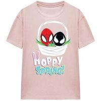 marvel camiseta lets stick together para mujer