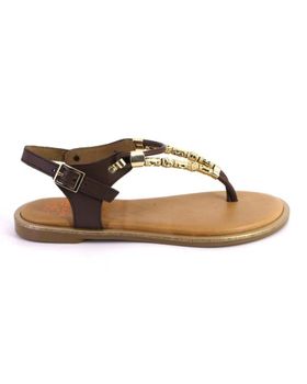 de PORRONET 3112 SANDALIAS DE MUJER PIEL MARRON