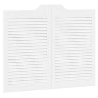 puertas batientes blanco 80 x 50 cm madera de pino maciza vidaxl