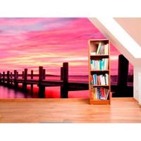 fotomural puerto al atardecer 400 x 300 cm