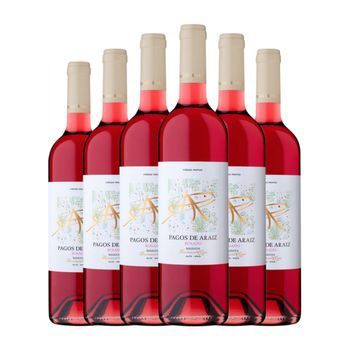 Pagos De Aráiz Vino Rosado Navarra Joven 75 Cl 14% Vol. (pack De 6 Unidades)