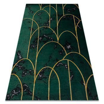 Alfombra Emerald Exclusivo 1016 Glamour, Elegante Art Deco, Mármol Bo 140x190 Cm