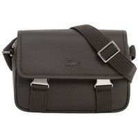 lacoste bandolera bolso tipo satchel mens classic marron oscuro para hombre