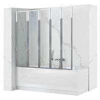 mampara de banera movil rea idea chrome 120