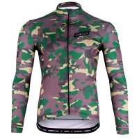 camouflage thermoactive long sleeve jersey - s