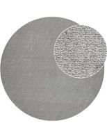 alfombra portivo plata 160 cm redondo