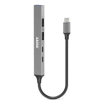 Hub Port Designs 4 puertos 5000 Mbit/s modelo 900163 con PD 100W