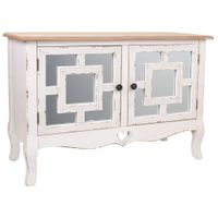 recibidor-aparador de madera blanco 83x36x565