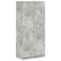 armario 52x90x200 cm madera - gris