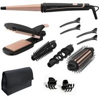 plancha de pelo rizadora rowenta cf4231f0 infinite looks multistyler