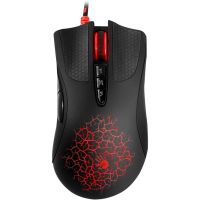 raton a4tech bloody a90 usb 6200dpi negro rojo 8 botones iluminado