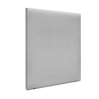 Cabecero De Polipiel Liso Hasta El Suelo 95x120cm Camas 90 - Gris Claro