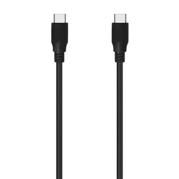 Cable USB-C AISENS A107-0704 2m USB 3.2 Gen2x2 20Gbps 100W 5A E-Marker Negro