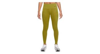 Mallas 3 4 nike dri fit go verde  mujer